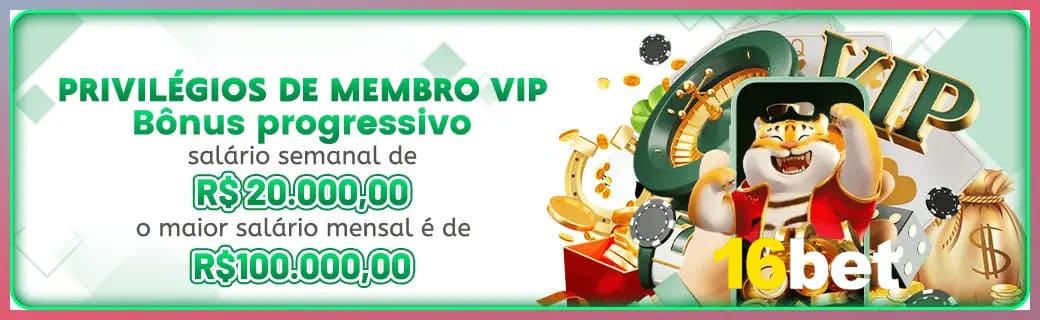 16BET bônus — cashback 15 por cento e níveis VIP